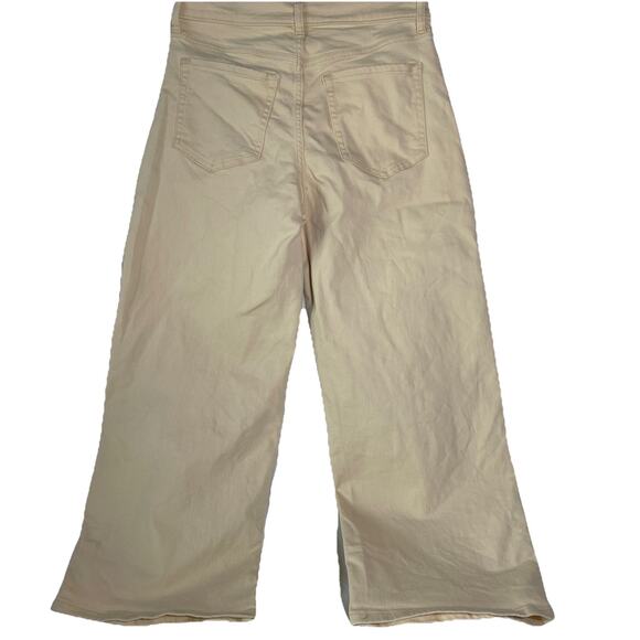 Banana republic High-Rise Wide-Leg Cropped Jean Yellow 28/6 - Picture 4 of 8